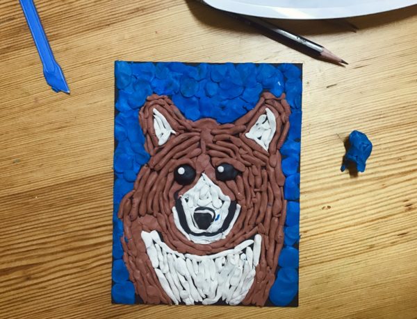 Волшебный пластилин: портрет любимой собаки