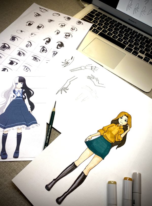 Рисуем персонажей аниме